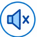 低噪使用圖示:靜音喇叭